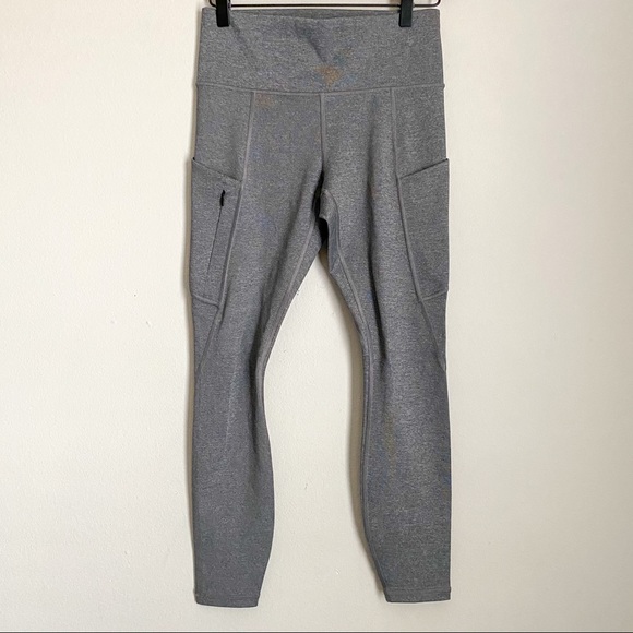 ATHLETA salutation stash pocket tight legging grey - Picture 6 of 8